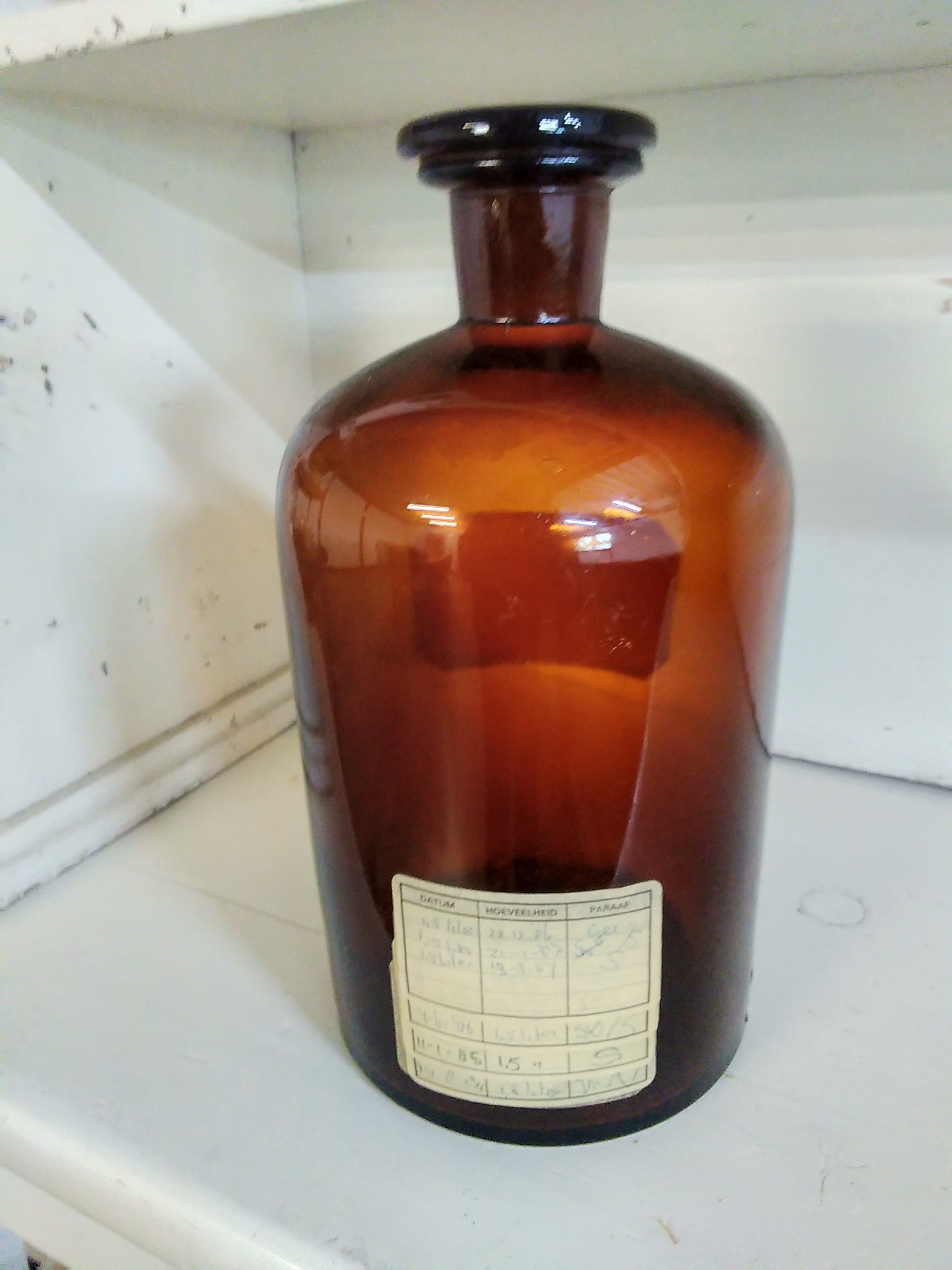 Grote apotheekfles
